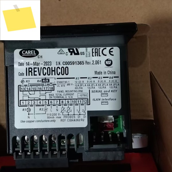 카렐 온도 컨트롤러, IREVC0HC00, 새제품 제품 이미지
