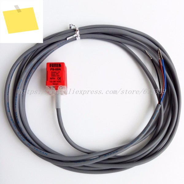 2PCS PS-05N-3M 또는 FOTEK 신품 근접 센서 NPN 10-30VDC 3선 3미터 케이블 제품 이미지