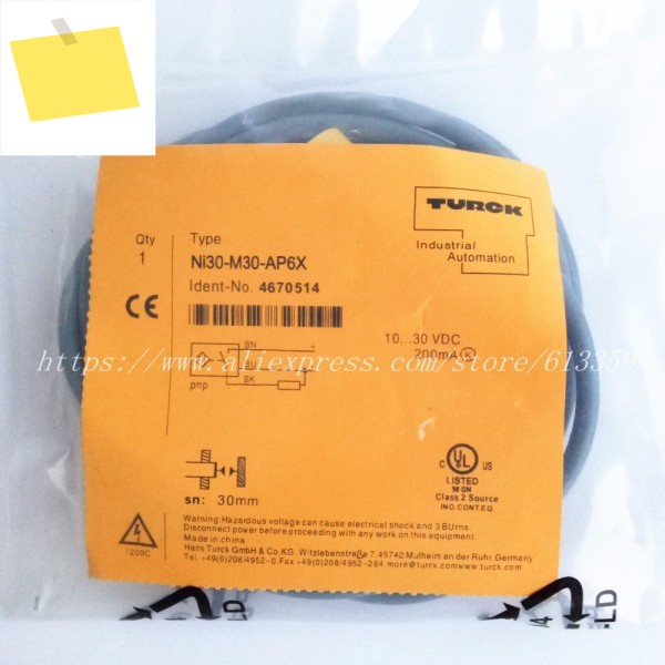 1PC NI20-M30-AP6X -AN6X Turck 신품 고품질 근접 스위치 센서 제품 이미지