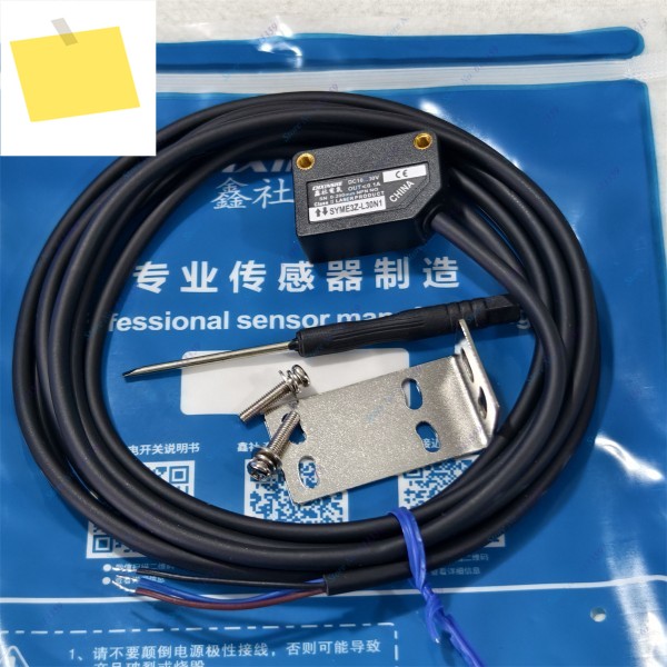 SYME3Z-L30N1 레이저 센서 확산 반사 광전 스위치, NPN NO 200mm 조절 가능, 12-24VDC 가시 광선 제품 이미지