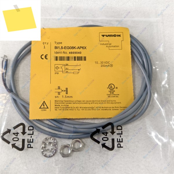 1PC BI1.5-EG08K-AP6X 또는 Turck 근접 스위치 센서 신품 고품질 제품 이미지