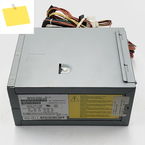 HP XW9300 서버 전원 공급 장치 DPS-750CB A용 377788 -001 372357 내구성 제품 이미지