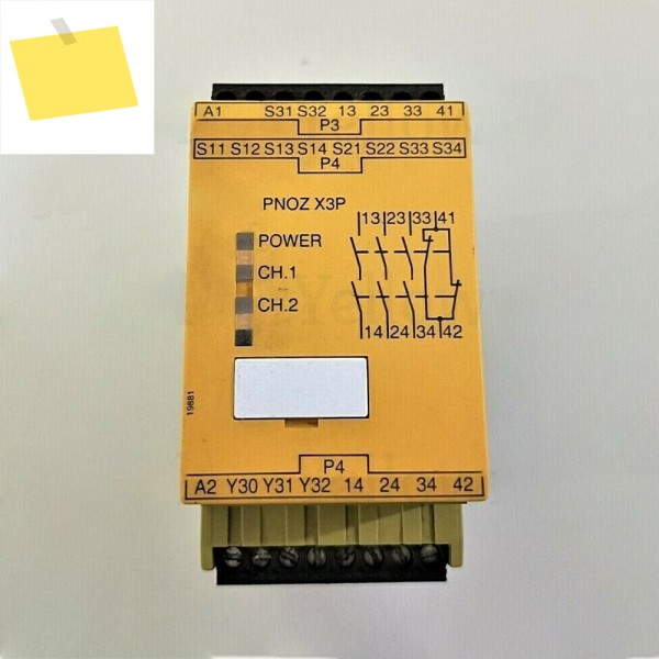 Pilz PNOZ X3P 777310 24V용 새 안전 릴레이 모듈박스 포함 제품 이미지