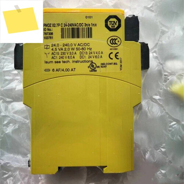 Pilz PNOZ X2.7P C 787306 24-240V 안전 릴레이 모듈용 새 내구성 박스 포함 제품 이미지
