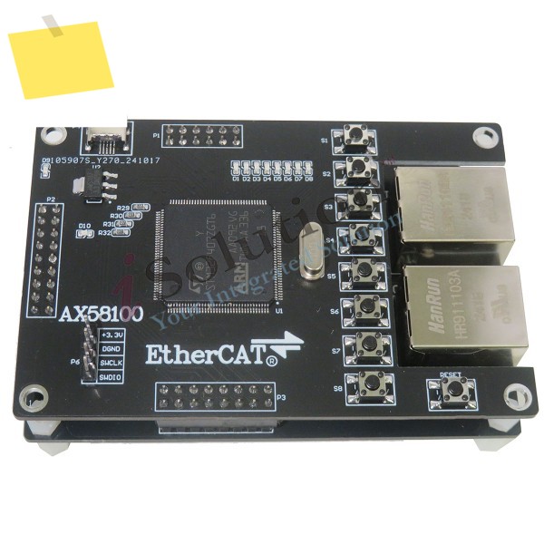 이더캣 슬레이브 개발 보드, STM32F407ZGT6, AX58100, 16IO CIA402 제품 이미지