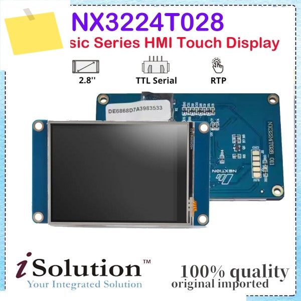 NX3224T028 - 2.8인치 풀컬러 HMI 터치 디스플레이 기본 시리즈 TFT LCD 모듈 넥스티온 에디터 포함, GUI 프로젝트용 제품 이미지
