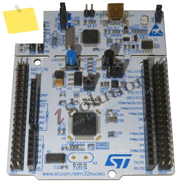 원래 가 있는 NUCLEO-F410RB ARM STM32 Nucleo-64 개발 보드STM32F410RB MCU 포함 제품 이미지