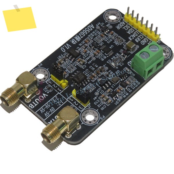 AD5667 모듈 듀얼 DAC 16비트 아날로그-디지털 변환기 I2C 직렬 인터페이스 STM32 FPGA 개발 보드 제품 이미지