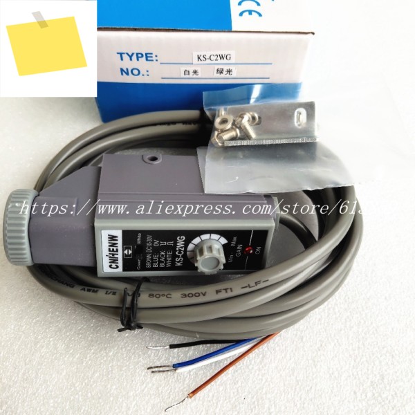 1PC KS-C2GB CNHENW 컬러 코드 센서 가방 제작 기계 광전 스위치 제품 이미지