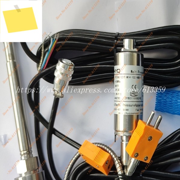 ZHYQ PT124G-121T-50Mpa-M14-K 유연한 용융 압력 변환기 출력 2 mVV 5핀 제품 이미지