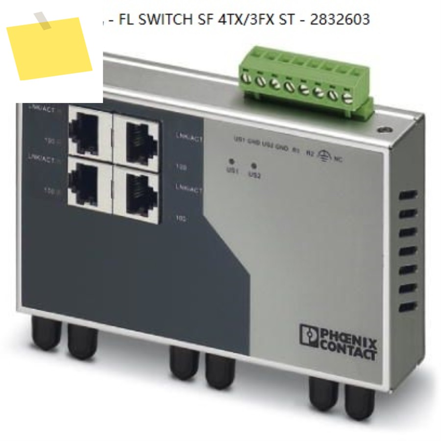 Phoenix 이더넷 스위치 - FL SWITCH SF 4TX3FX ST 2832603 제품 이미지