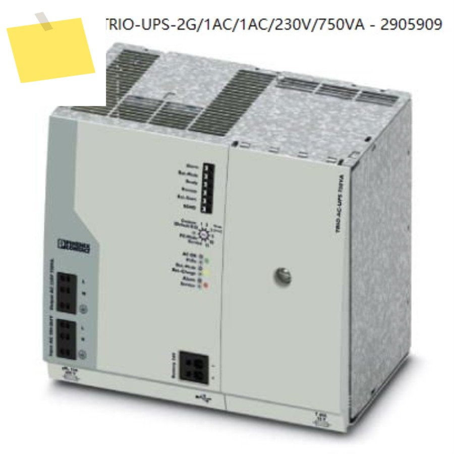 Phoenix 무정전 전원 공급 장치 - TRIO-UPS-2G1AC1AC230V750VA 제품 이미지