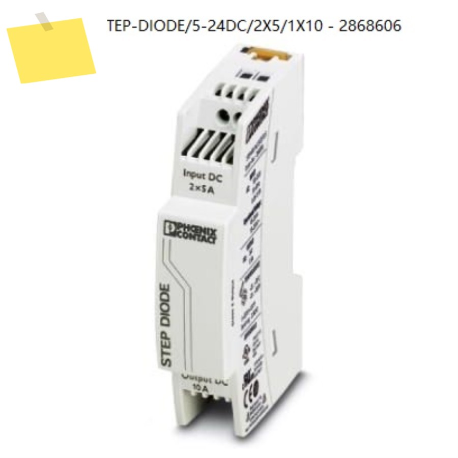 Phoenix Spot 중복 모듈 STEP-DIODE5-24DC2X51X10 - 2868606 제품 이미지