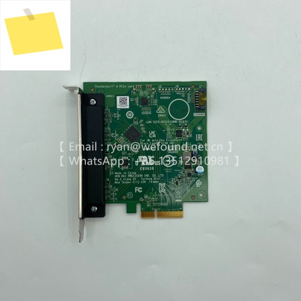 썬더볼트 4 네트워킹 카드, PCIe 3660 07R4VG 02WY06 제품 이미지