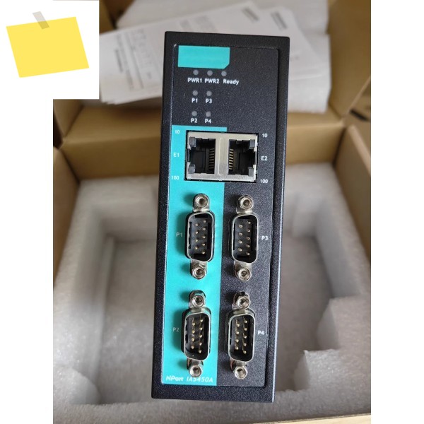 NPort IA5450A 산업 자동화 장치 서버 제품 이미지