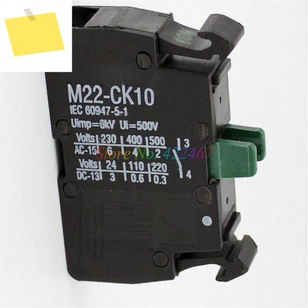 5PCS M22-CK10 또는 버튼 스위치 보조 접점 새 제품 제품 이미지