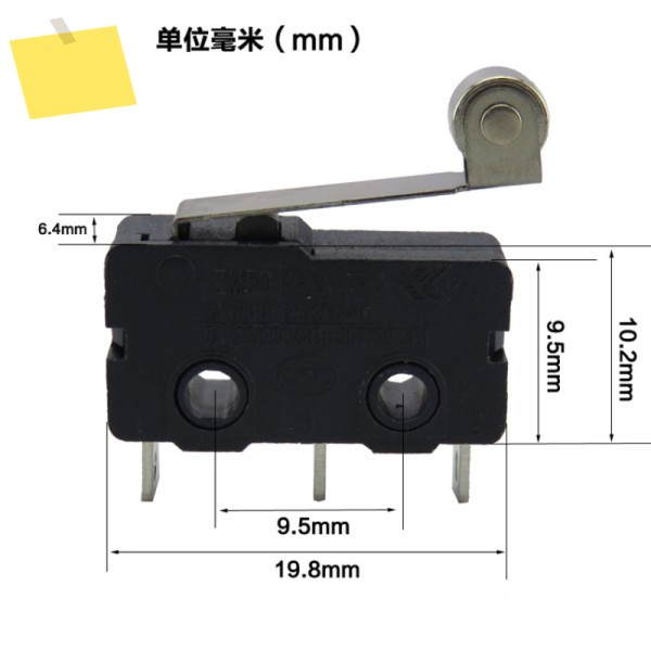 HONEYWELL 허니웰 MICRO ZM 마이크로 스위치 메탈 롤러 SS-5GL2 제품 이미지