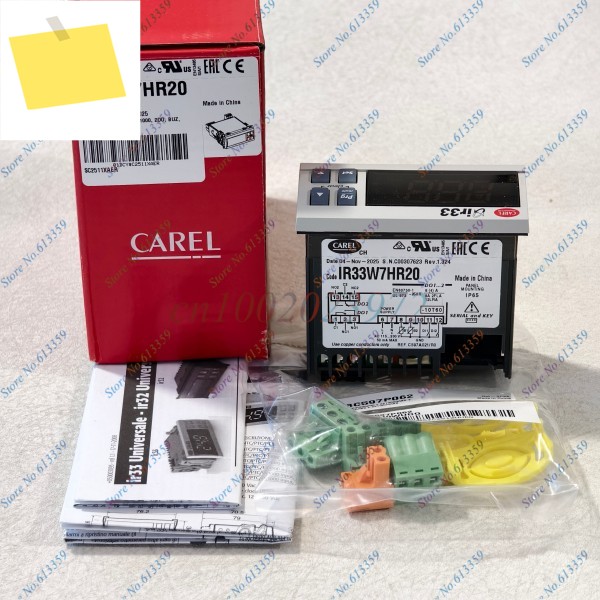 CAREL 디지털 온도 조절기 IR33W7HR20 - 냉각 및 난방용 범용 컨트롤러 간편 설치 새 제품 제품 이미지