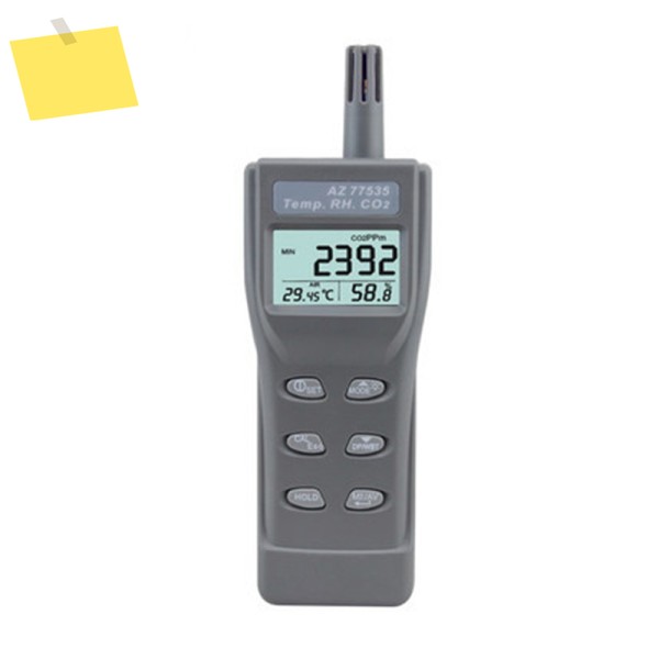 AZ-77535 휴대용 이산화탄소 가스 감지기 CO2 측정기 안전 및 환경 모니터링용 분석기 제품 이미지