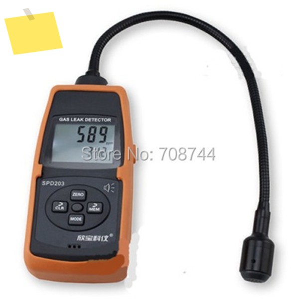 SPD203 메탄 가스 누출 감지기, 천연 폭발 테스터, 소리 및 빛 알람, 0-10000ppm, 0-20% LEL 제품 이미지