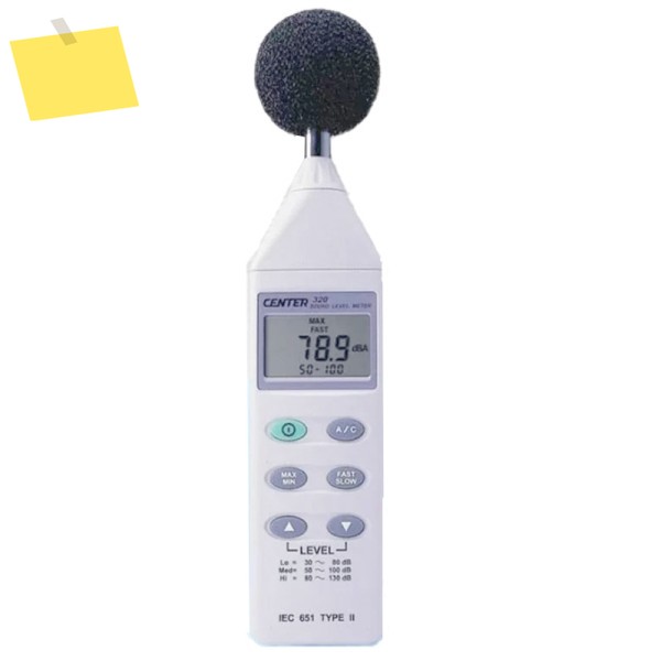 CENTER-320 4자리 디스플레이 디지털 소음 측정기해상도 0.1DB 제품 이미지