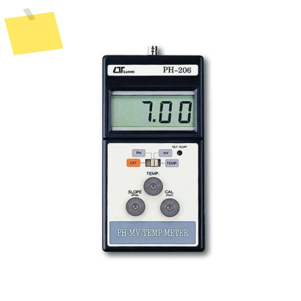 PH-206 도매 소매 디지털 PHmV온도 계량기, 0-14PH +-2000mV,0-100C 제품 이미지