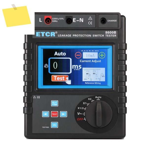 ETCR8600B 누전 차단기 잔류 전류 감지기 테스터 제품 이미지