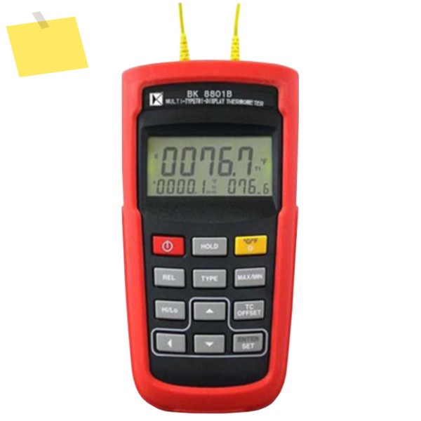 디지털 멀티 채널 열전대 온도계, K 타입 범위-200 ~ 1372C, BK8801B 제품 이미지