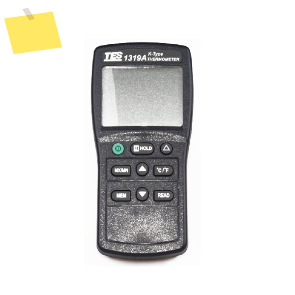 TES-1319A 디지털 온도계, K 타입:-50-1350C, 150 세트, 데이터 메모리 용량 제품 이미지