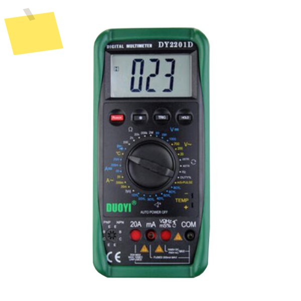 DY2201D LCD 디지털 자동차 멀티미터 속도 변환 센서 비접촉 RPM 지속 각도 주파수 온도 테스터 제품 이미지