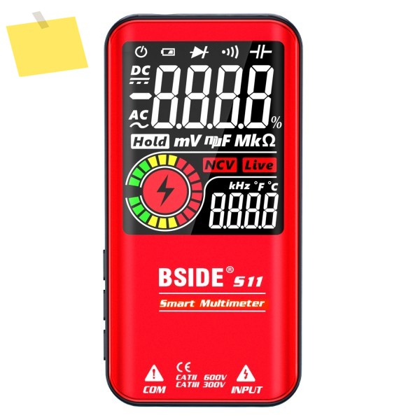 BSIDE S10 디지털 멀티미터 전문 멀티메트로 스마트 DC AC 전압 캐패시터 커패시터 옴 다이오드 NCV Hz EMF 테스터 감지기 제품 이미지
