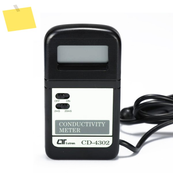 LUTRON CD-4302 전도도 측정기 다중 범위1.999mS 고정밀 미니 컨덕턴스 테스터 제품 이미지