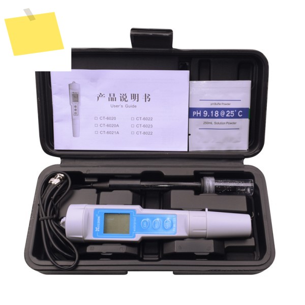 CT-6020A 고정밀 휴대용 디지털 PH 측정기 방수 펜 물 테스터 ATC 산 및 알칼리성 분석기 제품 이미지