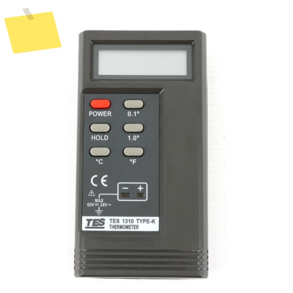 TES-1310 디지털 온도계 열전대 측정기 센서 2개의 K형 와이어 포함 제품 이미지
