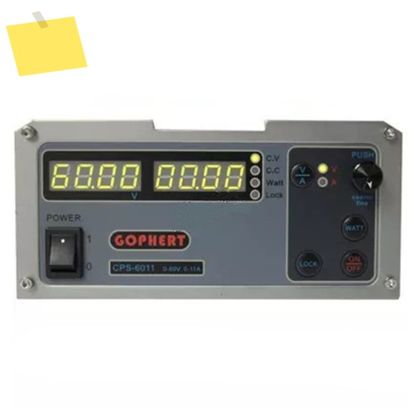 CPS-6011 60V 11A 정밀 PFC 소형 디지털 조정 가능 DC 전원 공급 장치 실험실 제품 이미지