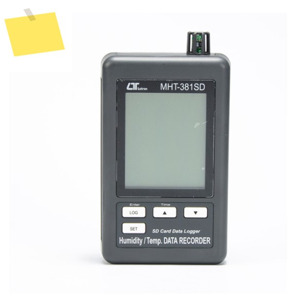 Lutron MHT-381SD 가정용 기상 모니터링SD 카드가 포함된 대형 스크린 디지털 온도 및 습도 기록기 제품 이미지