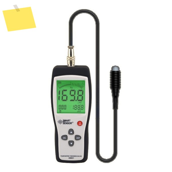 스마트 센서 AS931 필름코팅 두께 게이지 측정 범위 0-1800um 철 기반 산업용 자동차 페인팅 제품 이미지
