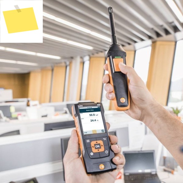 Testo 0636-9732 디지털 습도 및 온도 프로브 전문 환경 모니터링 정확한 측정유선형 제품 이미지