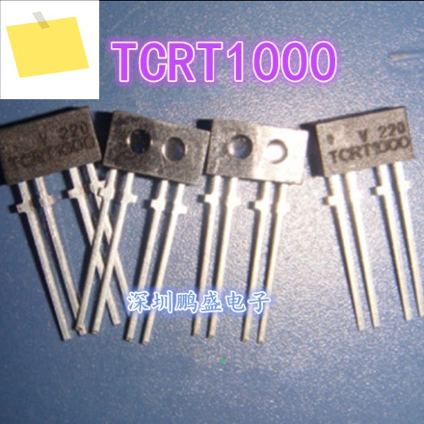 100pcs TCRT1000 센서 OPTO TRANS 4MM REFL THPCB 트랜지스터 출력이 있는 반사 광학 제품 이미지