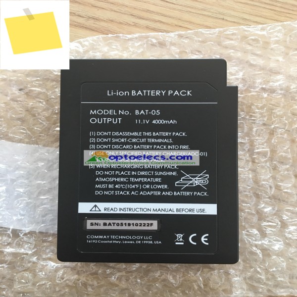 Comway BAT-05 배터리 팩, A33 A4 섬유 퓨전 접속기 용접기용, 11.1V, 4000mAh 제품 이미지