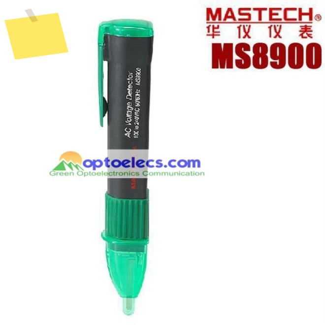 MASTECH MS8900 비접촉 100-240V AC 전압 감지기 테스터 센서 펜, 소리 및 빛 경보 제품 이미지