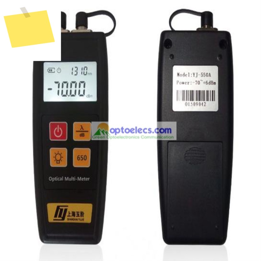 YJ-550A 광학 파워 계량기-70 ~ + 6dBm, 5km 시각적 결함 로케이터, 포켓 사이즈 VFL, 제품 이미지