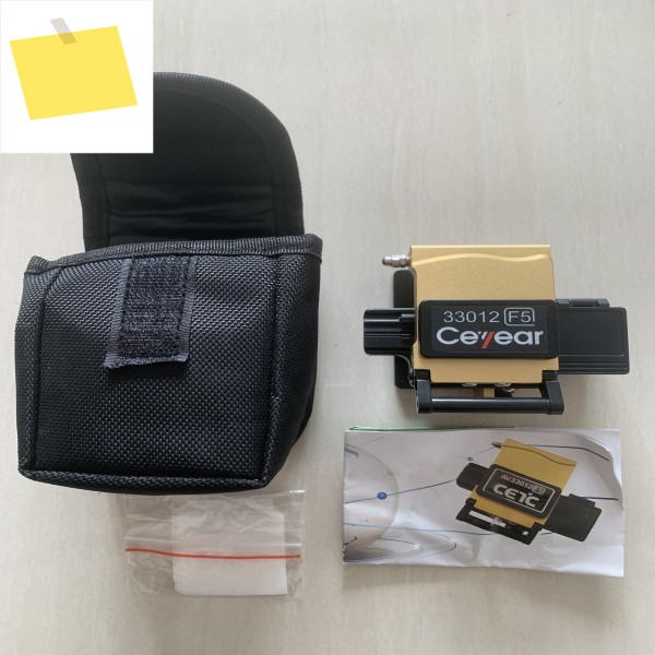 CETC 41 Ceyear AV33012 F5 섬유 절단기 커터 캇타 카타 섬유 스크랩 수집기 포함 절단 칼 제품 이미지