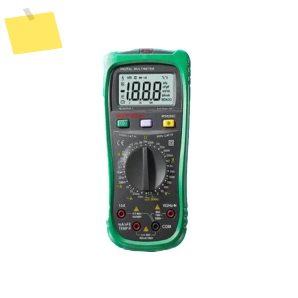 MASTECH 디지털 멀티 미터 비접촉 2000 카운트, 커패시턴스, 온도 저항 테스터, 검출기 MS8260C 제품 이미지