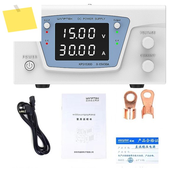 KPS1530D 고전력 15V 30A 디지털 조정 가능한 미니 DC 전원 공급 장치 스위치 110220V 제품 이미지