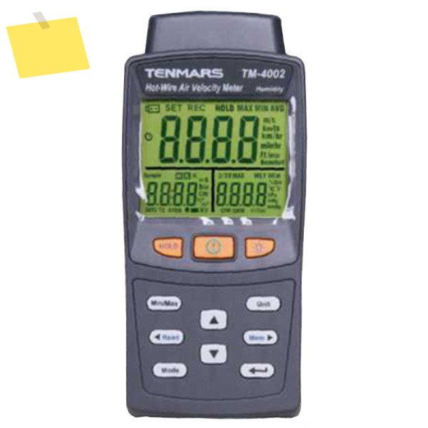 텐마스 TM-4002 열선 풍속계 공기 유량계, 측정 범위 0.01, 40 ms 제품 이미지