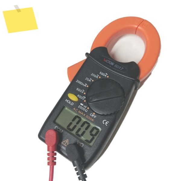 VICTOR LCD 디지털 클램프 계량기 멀티미터, 전류계 0.01A-500A, 공장 직접 , VC6017, 3 12 제품 이미지