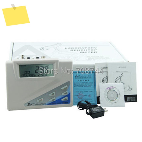 AZ86505 다중 매개변수 LCD 디스플레이 ORP 측정기 전도도염도 포함된 벤치탑 디지털 PH 제품 이미지