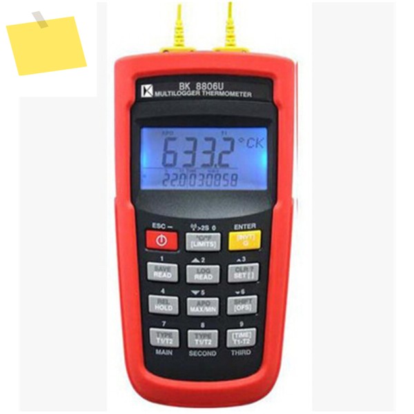 온도 데이터 로거, K 타입 범위-200 ~ 1372C, BK8806U 제품 이미지