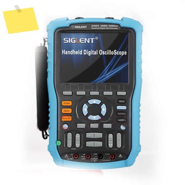 SIGLENT 디지털 핸드헬드 오실로스코프 멀티미터, 200MHz, 500MSas, 2 채널, 32Kpts 제품 이미지